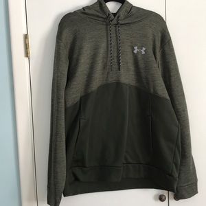 Green under armor pullover sweatshirt